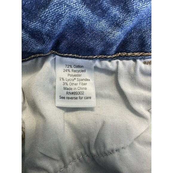 So Brand Jean Shorts Hi Rise Shorties 25 W Size 1 Cuffed Denim Juniors Cut Off - Picture 4 of 7